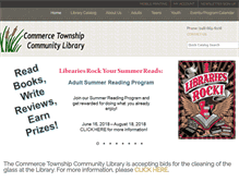 Tablet Screenshot of commercelibrary.info